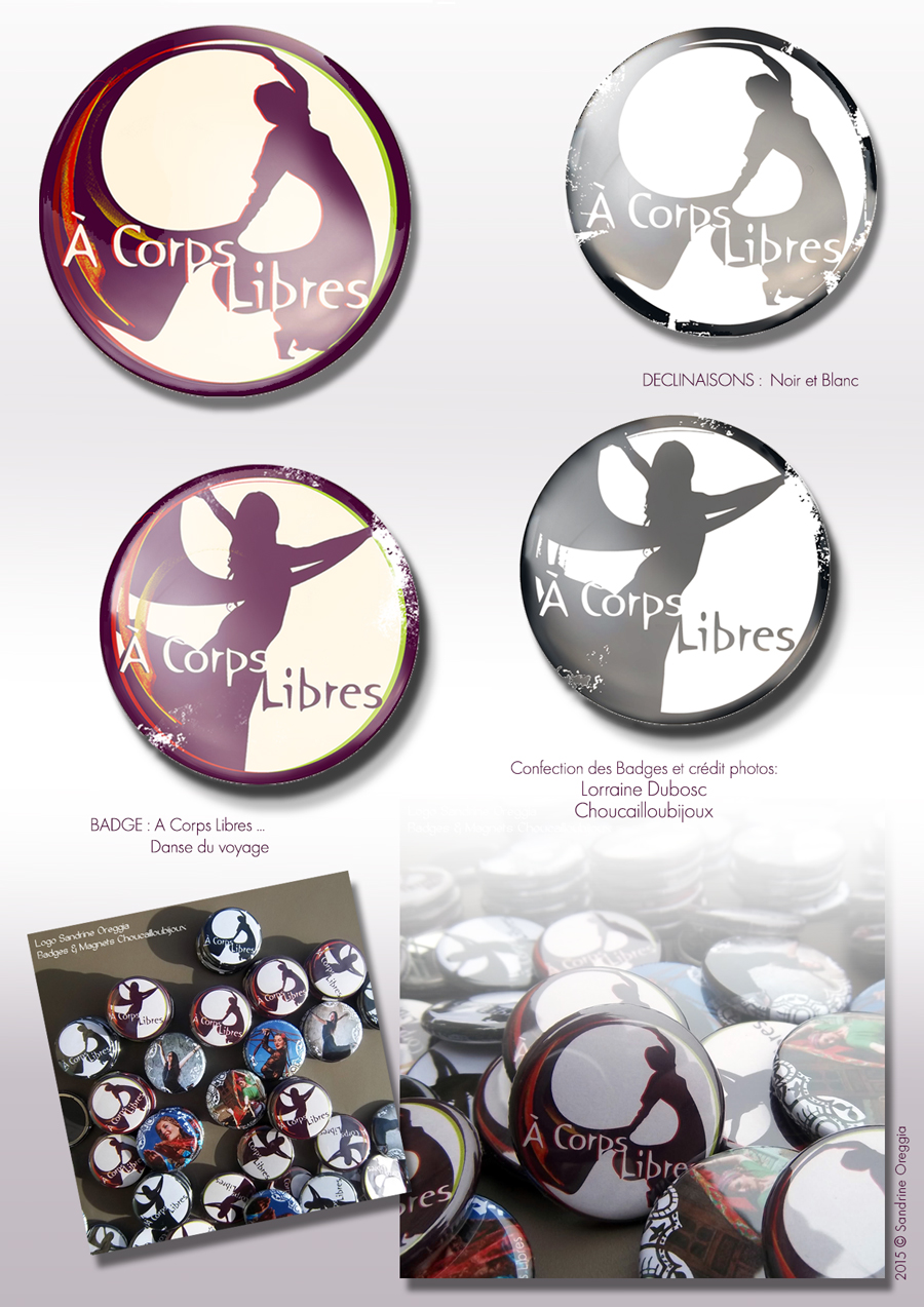 logo 2015 et badges a corps libres